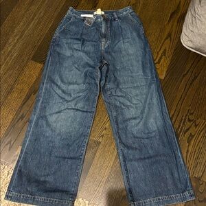 Madewell The Harlow Wide-Leg blue Jean w27